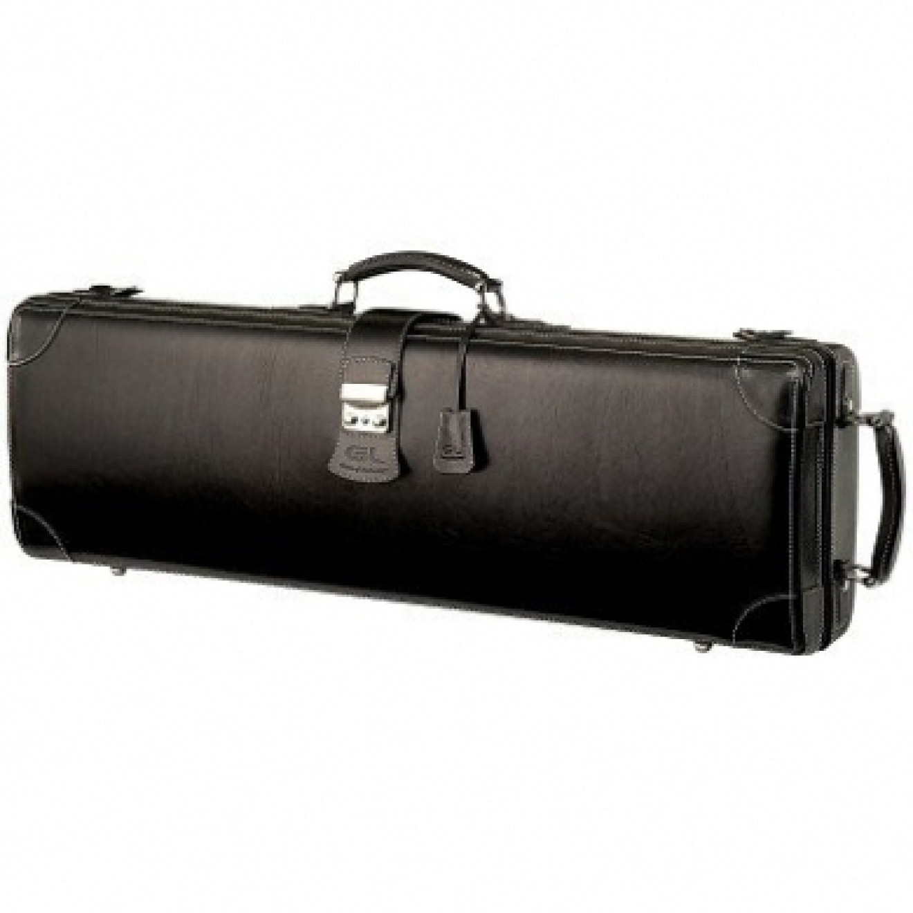 Exklusives Violine GL-Lederetui, Interior: braun
