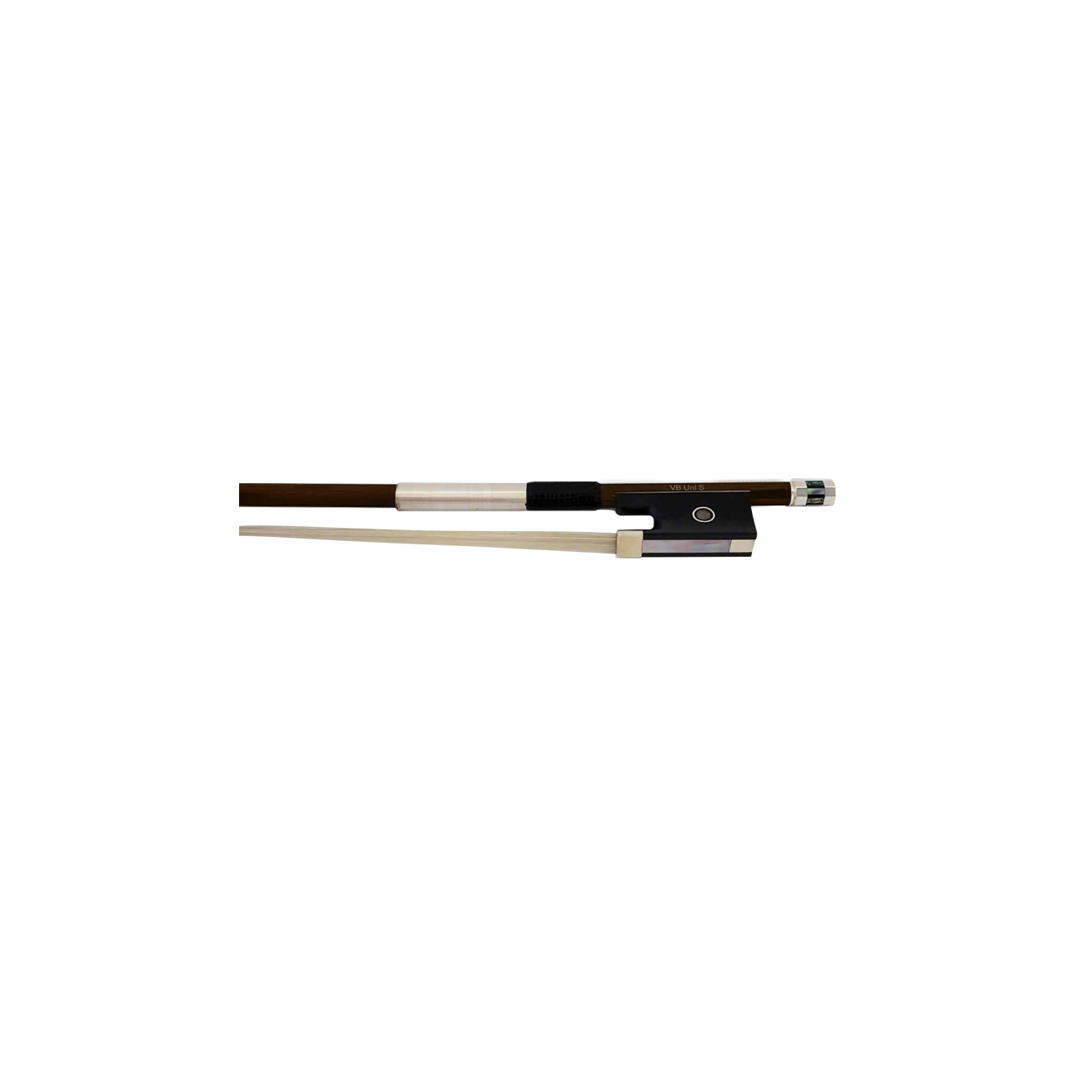Violine unidirectional Karbonbogen "UNI S" silber