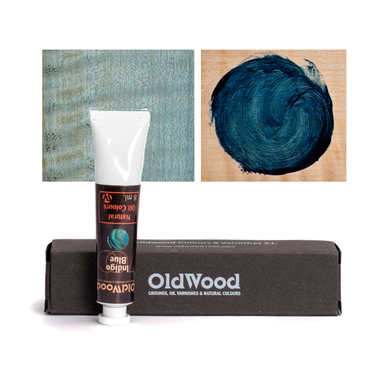 Old Wood Oil Natural Colours - Indigo Blau, 8ml