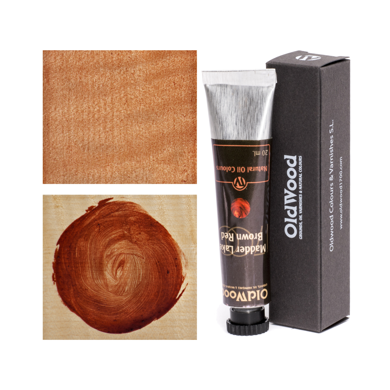 Old Wood Oil Natural Colours - Rotbraun 8ml