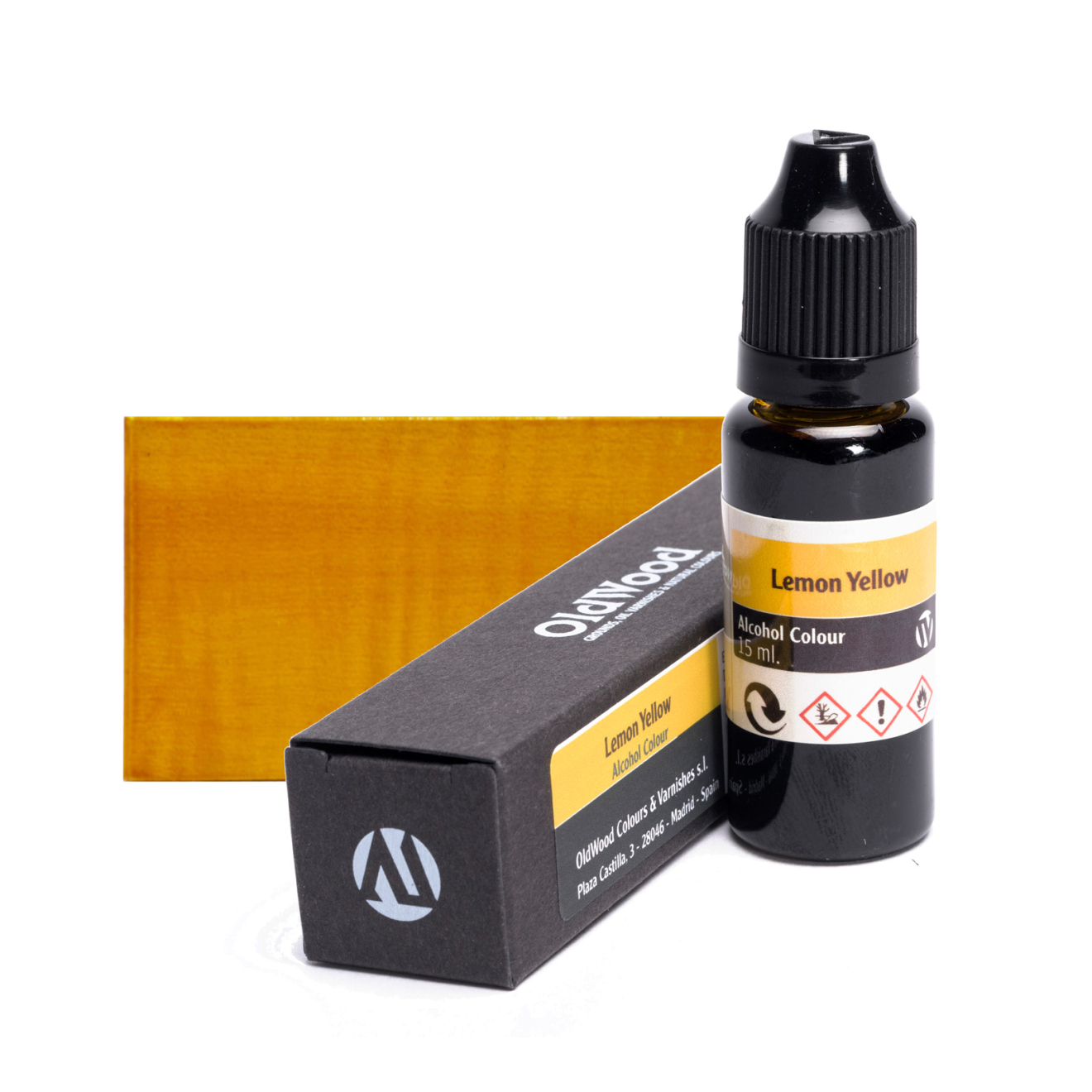 Old Wood Alkohol Farbe Zitronengelb, 15ml