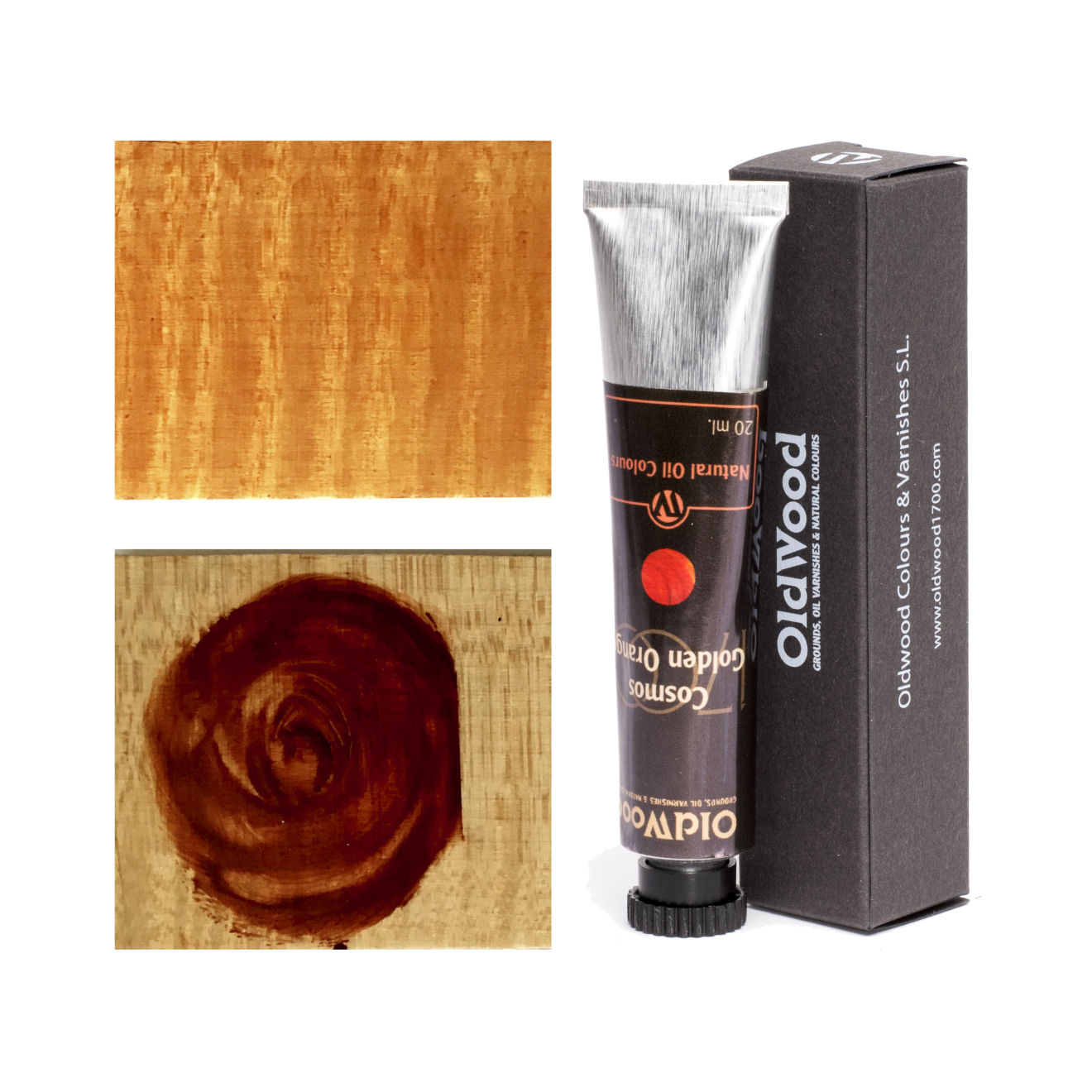 Old Wood Oil Natural Colours - Golden Orange 20ml