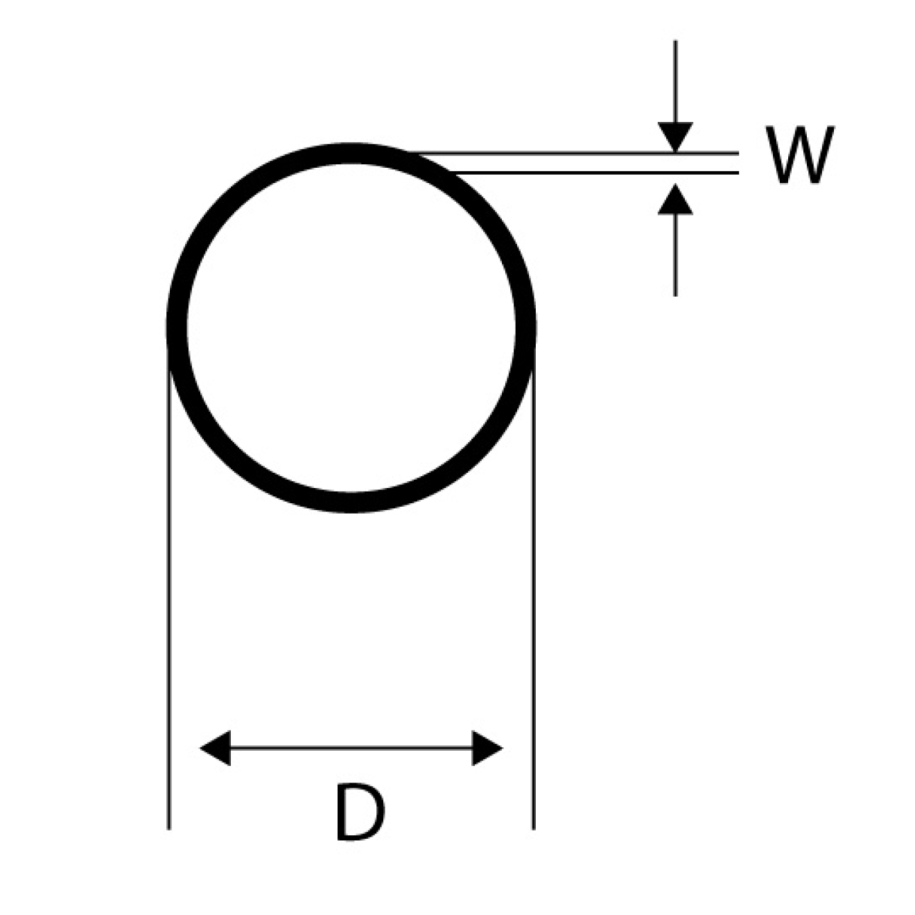 Paulus Pariser Augenring, Neusilber, Ø 8mm, 5 Stk. Pkg.
