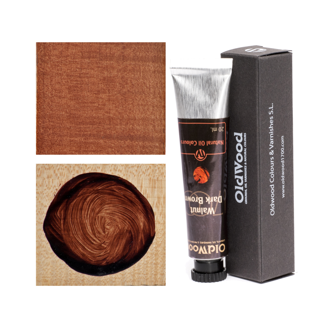 Old Wood Oil Natural Colours - Dunkelbraun 8ml