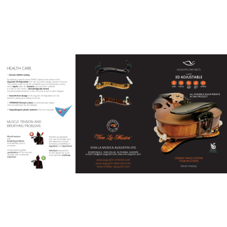 Viva la Musica Augustin 3D Kinnhalter Violine 4/4 - 3/4
