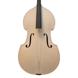 Kontrabass weiß, rumänisch, Gambenform 1/2