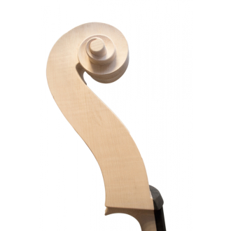 Kontrabass weiß, rumänisch, Gambenform 1/2