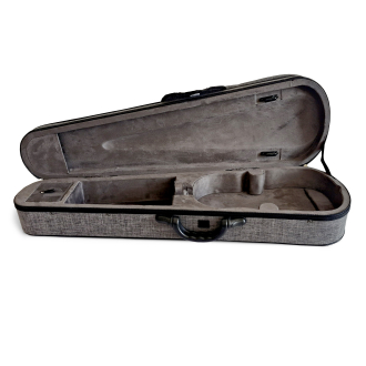 Light violin-shaped case