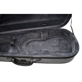 Light violin-shaped case