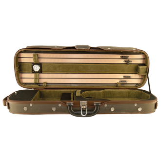 B-Ware - Petz Violine Etui, Holzlaminat