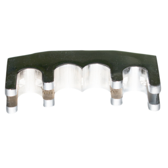 Practice mute metal cello, four teeth, nickel plated