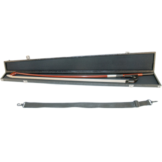 Petz Etui für 1 Bassbogen, deutsches Modell, schwarz, trapezförmig