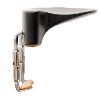 Petz Kinnhalter Violine, Modell Priska, Ebenholz