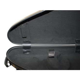 Halbmondförmiges Violine Etui Composite, ultraleicht