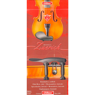 Wittner chin rest viola, model Zürich, side