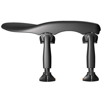 Wittner chin rest viola, model Zürich, side