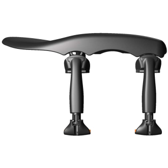 Wittner chin rest viola, model Zürich, side
