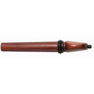 Tempel Wirbel Cello, engl. Modell, Pflaume, schwarzer Knopf und Kragen, 14mm