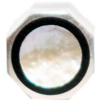 Paulus Violabeinchen fertig, 3tlg., Silber mit Auge
