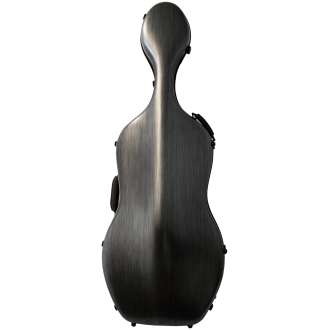 Cello Etui, extraleicht, schwarz/silber metallic
