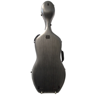 Cello Etui, extraleicht, schwarz/silber metallic