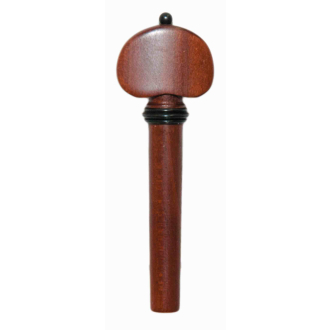 Tempel Wirbel Cello, engl. Modell, Pflaume, schwarzer Knopf und Kragen, 14mm