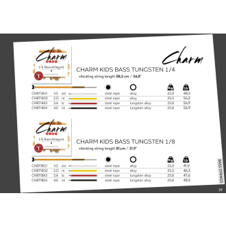 For-Tune Charm Kids Kontrabass SATZ 1/4 + 1/8