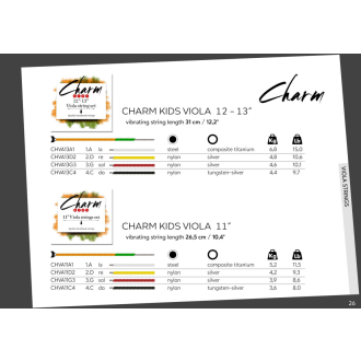 For-Tune Charm Viola C