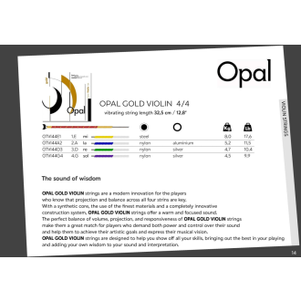 For-Tune Opal Gold Violine G