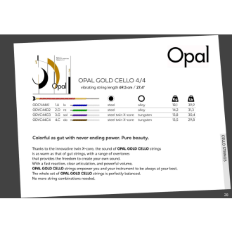 For-Tune Opal Gold Cello SATZ 4/4