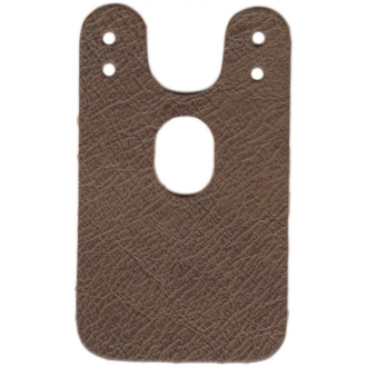 Mach One, Lederabdeckung für Kinnhalterschrauben beige