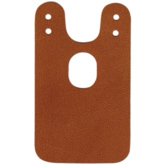 Mach One, Lederabdeckung für Kinnhalterschrauben beige