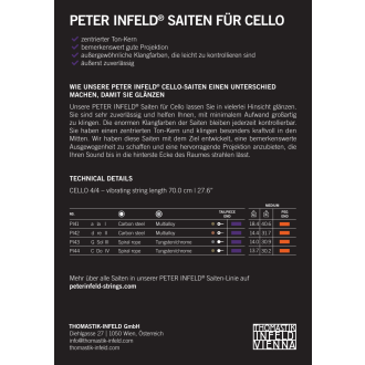 Thomastik-Infeld Peter Infeld Cello SATZ