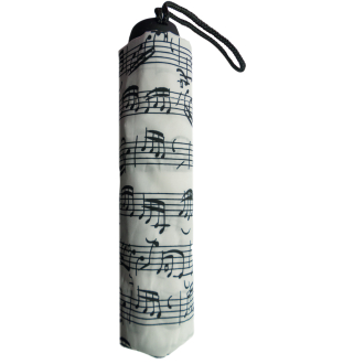 Taschenschirm mit Noten