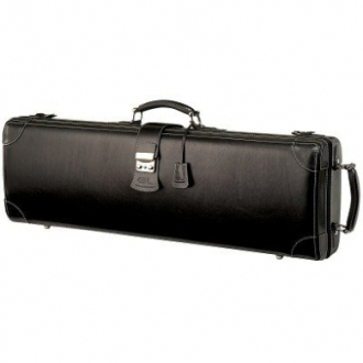 Exklusives Violine GL-Lederetui, Interior: braun